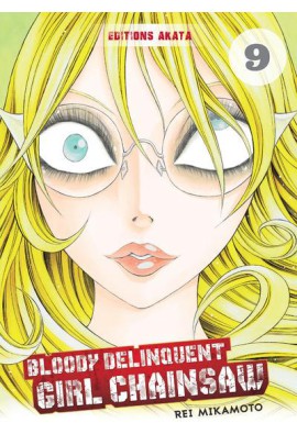 BLOODY DELINQUENT GIRL CHAINSAW T09