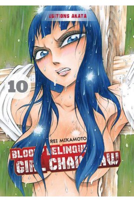 BLOODY DELINQUENT GIRL CHAINSAW T10