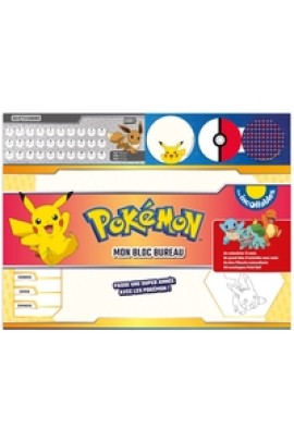 MON BLOC BUREAU POKEMON