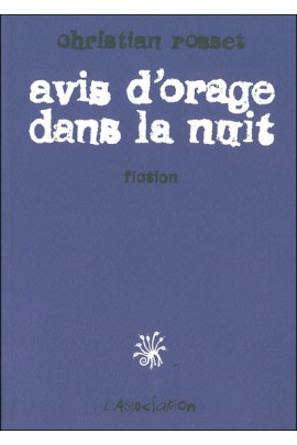 AVIS D'ORAGE DANS LA NUIT